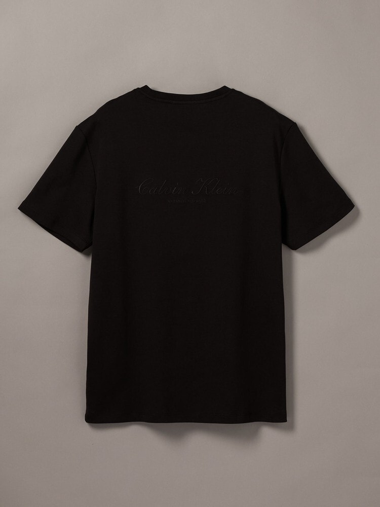 Tシャツ - レギュラーフィットインターロックスクリプトTシャツ