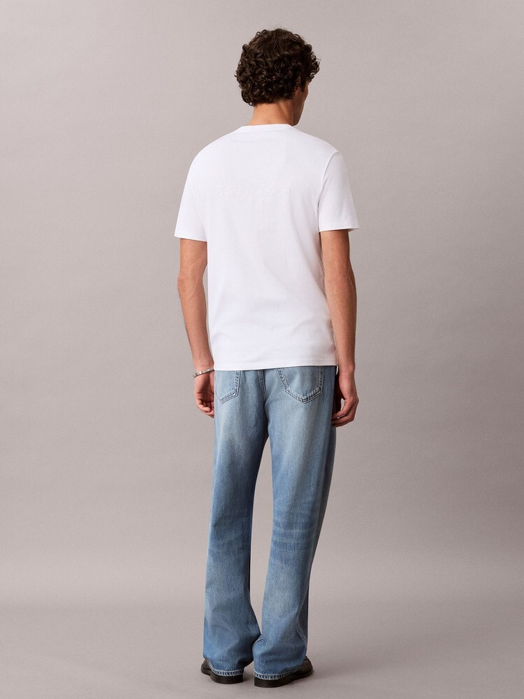 Tシャツ - インターロックスクリプトショートスリーブTシャツ