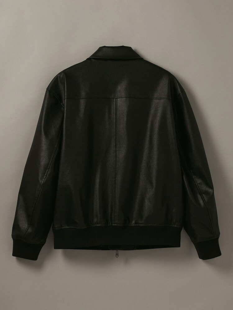 美品 90's Vintage カウレザー ボンバージャケット メンズM 古着 90~00年代 クレイボーン Claiborne 中綿入り レザージャケット