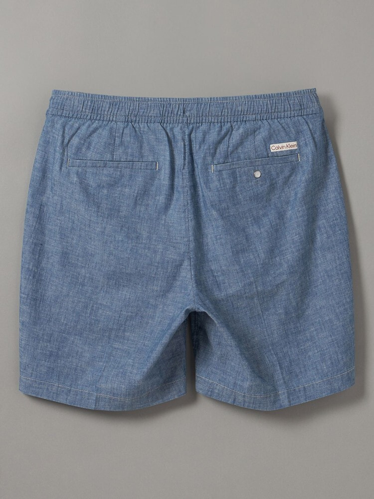ショートパンツ - シャンブレープルオンショートパンツ 7