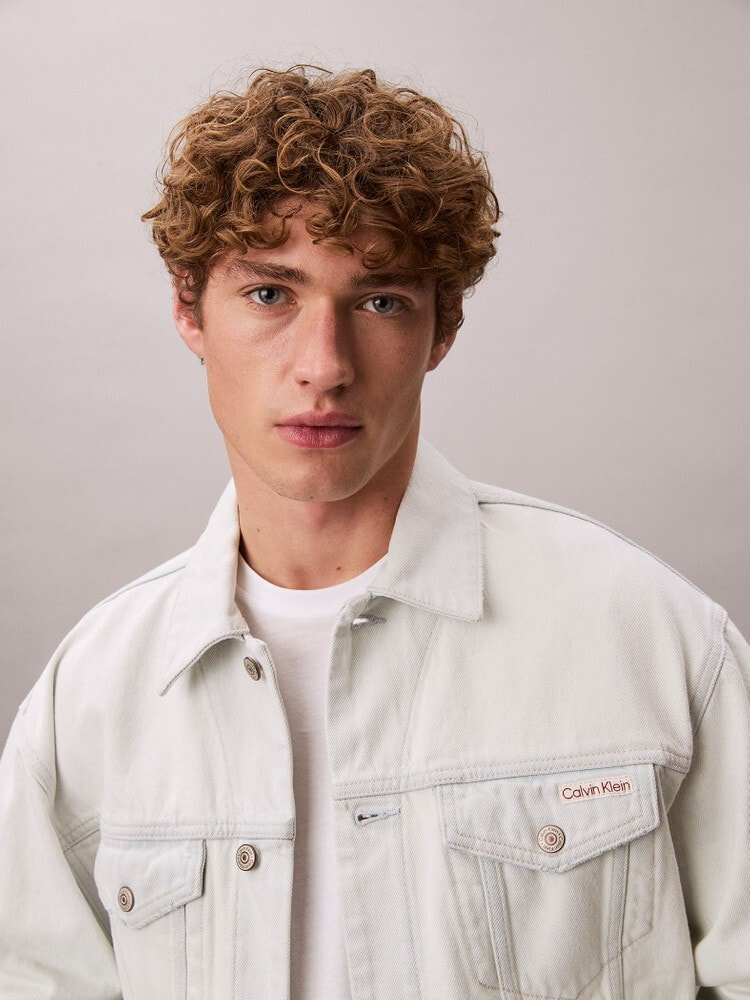 デニムジャケット - 90s ブリーチトラッカージャケット | カルバン