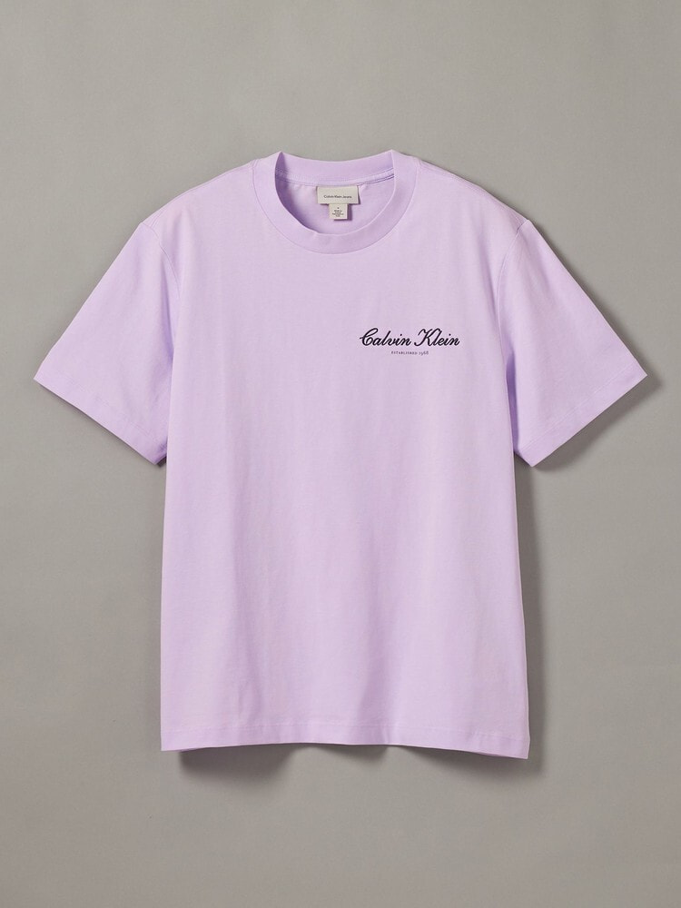 その他 ck Tシャツ - スクリプトロゴグラフィッククラシックTシャツ | カルバン