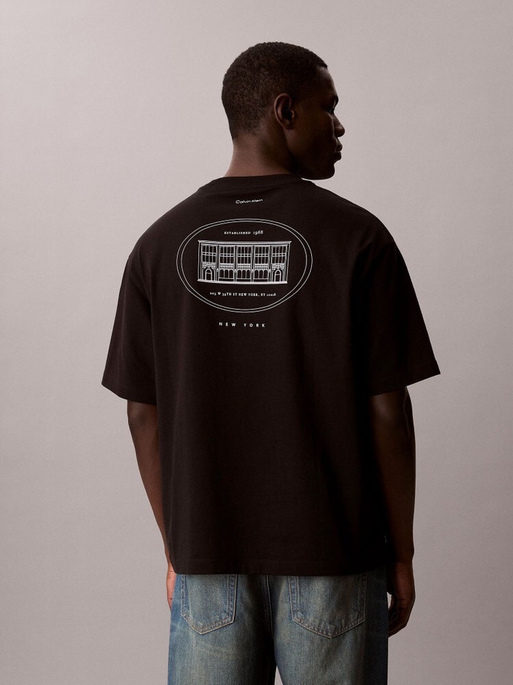 Tシャツ - ショートスリーブリラックス16Sフロント/バックTシャツ