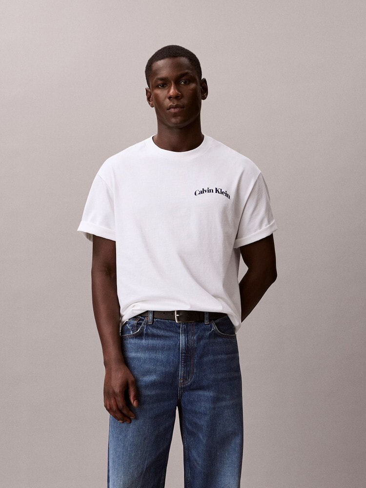 Tシャツ - ショートスリーブリラックス16Sフロント/バックTシャツ