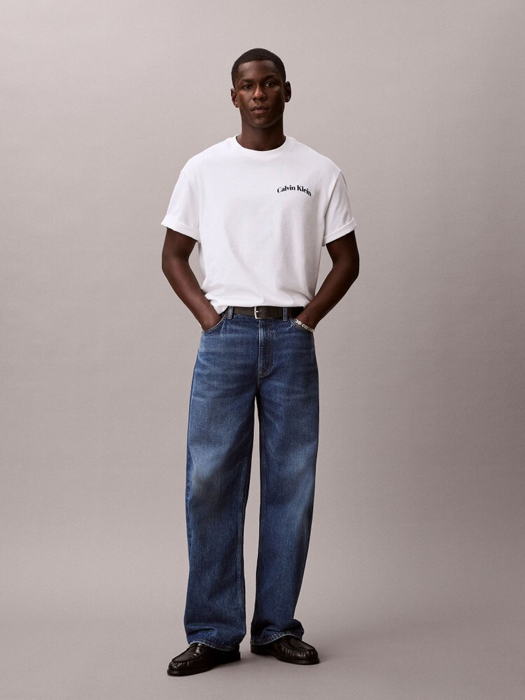 Tシャツ - ショートスリーブリラックス16Sフロント/バックTシャツ