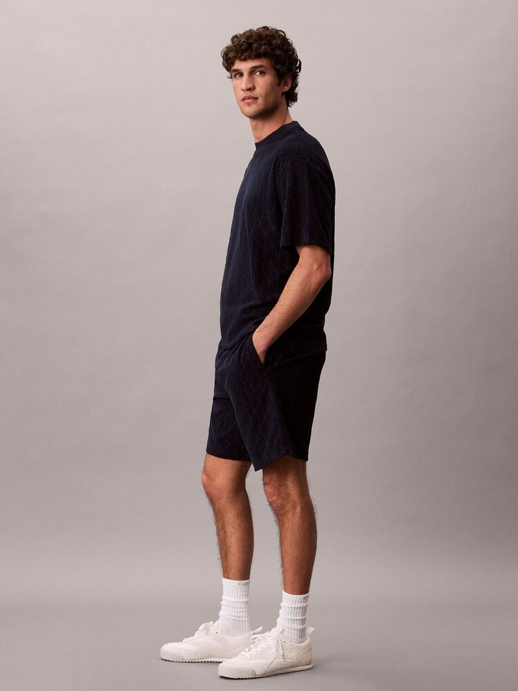 Tシャツ - ショートスリーブエンボスロゴタオルテリーTシャツ 5