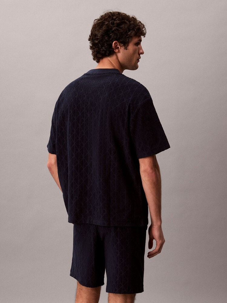 Tシャツ - ショートスリーブエンボスロゴタオルテリーTシャツ 6