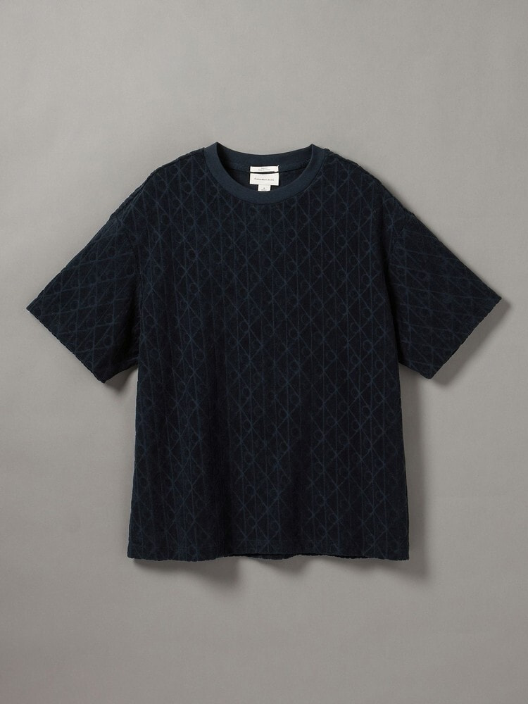 Tシャツ - ショートスリーブエンボスロゴタオルテリーTシャツ 7