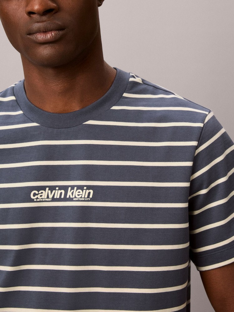 Tシャツ - ショートスリーブストライプロゴTシャツ 12