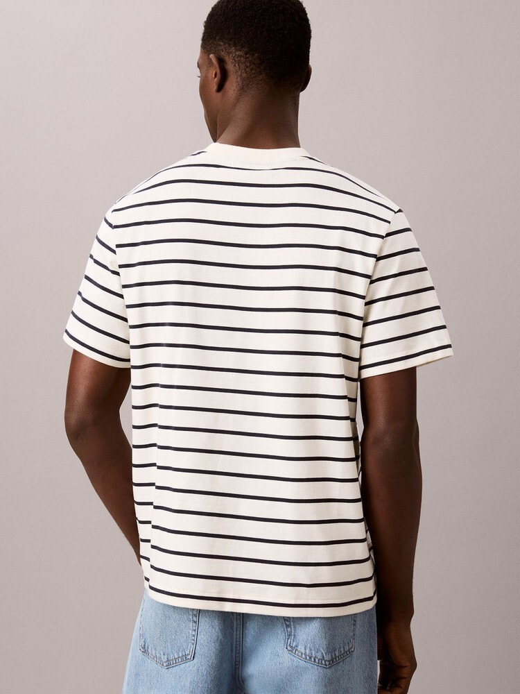 Tシャツ - ショートスリーブストライプロゴTシャツ 4