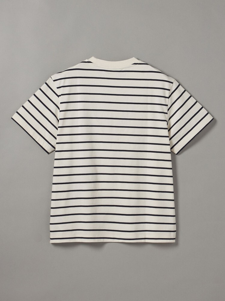 Tシャツ - ショートスリーブストライプロゴTシャツ 7
