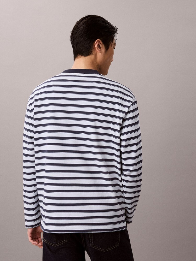 長袖Tシャツ - ロングスリーブリラックスボーダーTシャツ 4