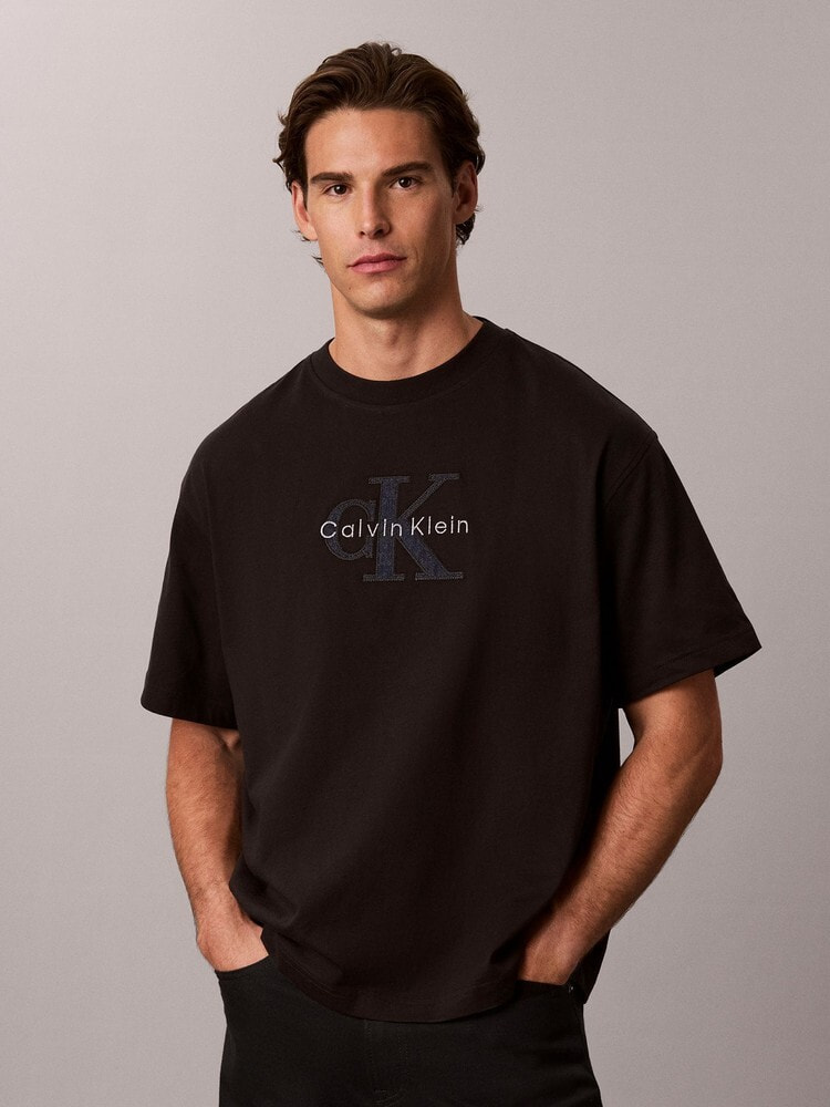 Tシャツ - リラックス16SデニムウォッシュモノロゴグラフィックTシャツ