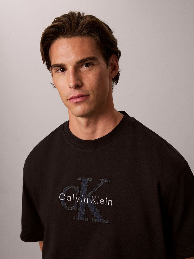 Tシャツ - リラックス16SデニムウォッシュモノロゴグラフィックTシャツ