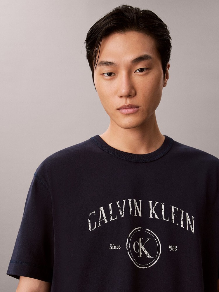 Tシャツ - リラックスヴィンテージカルバンクレストTシャツ 10