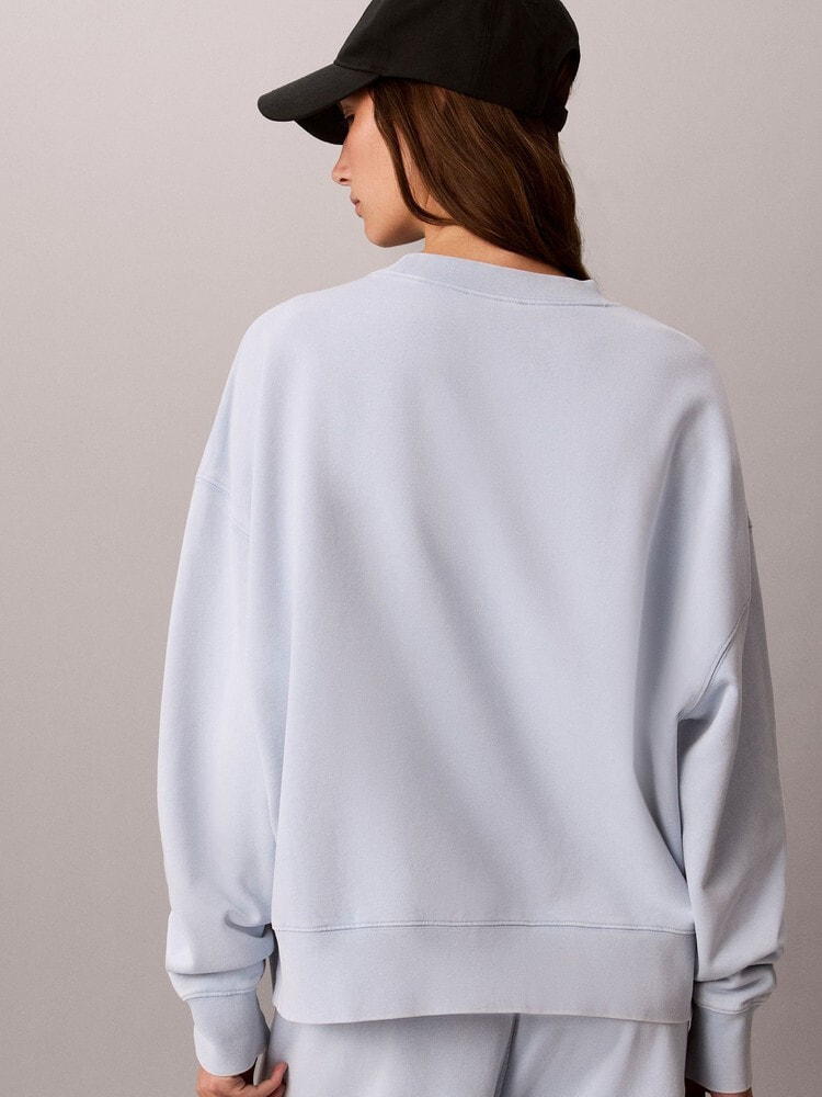 スウェット - ロゴグラフィックファッションクルーネックスウェットシャツ 10