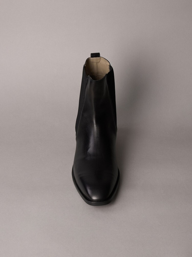 ブーツ - スリムチェルシーレザーブーツ | カルバン・クライン 公式