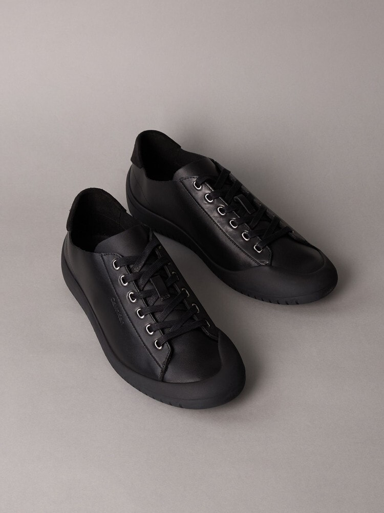 新品   CK ロゴ レザー シューズ 8008354 新品 Calvin Klein CK ロゴ レザー シューズ 8008354