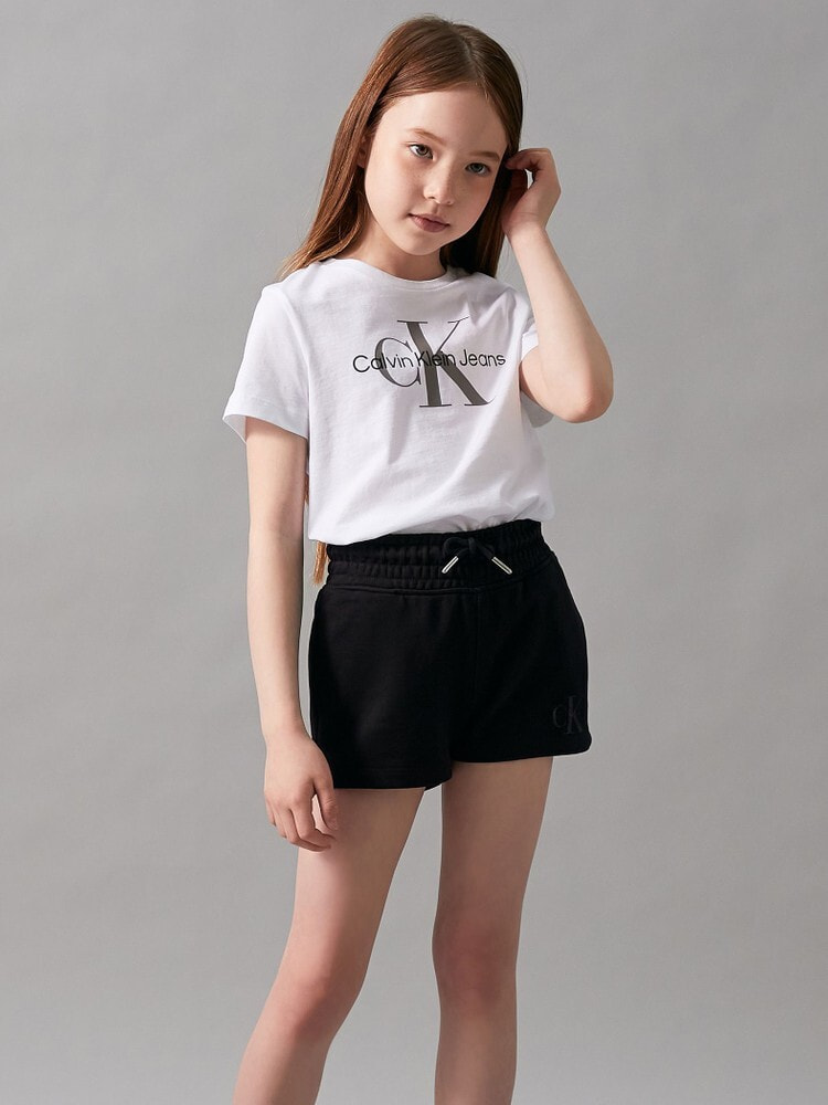 公式オンラインストア限定商品]キッズ - イリデセンスCKロゴショート