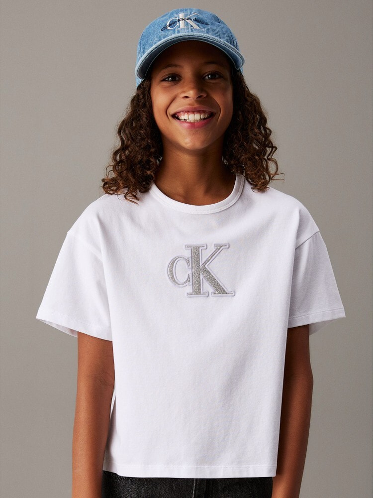 公式オンラインストア限定商品]キッズ - メタリックCKTシャツ