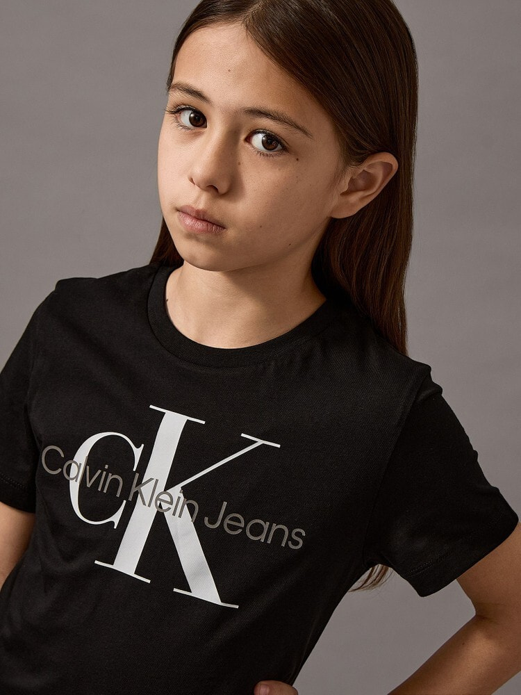 Kids】CKモノグラムショートスリーブTシャツ | カルバン・クライン