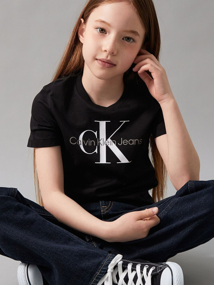 [公式オンラインストア限定商品]キッズ - CKモノグラムショートスリーブTシャツ 10