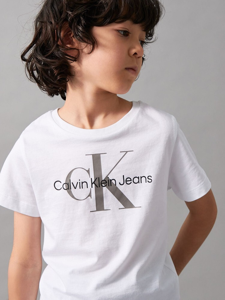 Kids】CKモノグラムショートスリーブTシャツ | カルバン・クライン ...