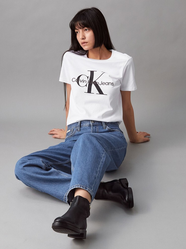 モノグラムロゴTシャツ | カルバン・クライン 公式オンラインストア