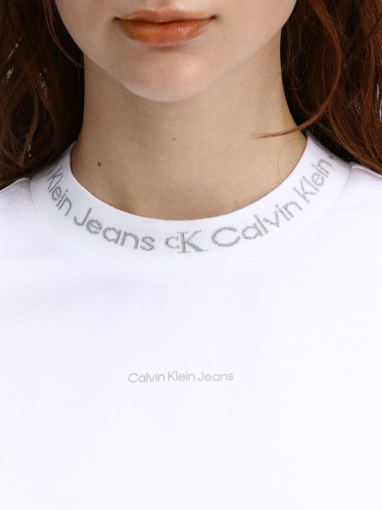 ロゴインターシャ クルーネックTシャツ | カルバン・クライン 公式 