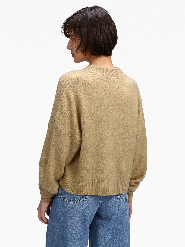 Calvin Klein カルバンクライン クロップドVネックセーター