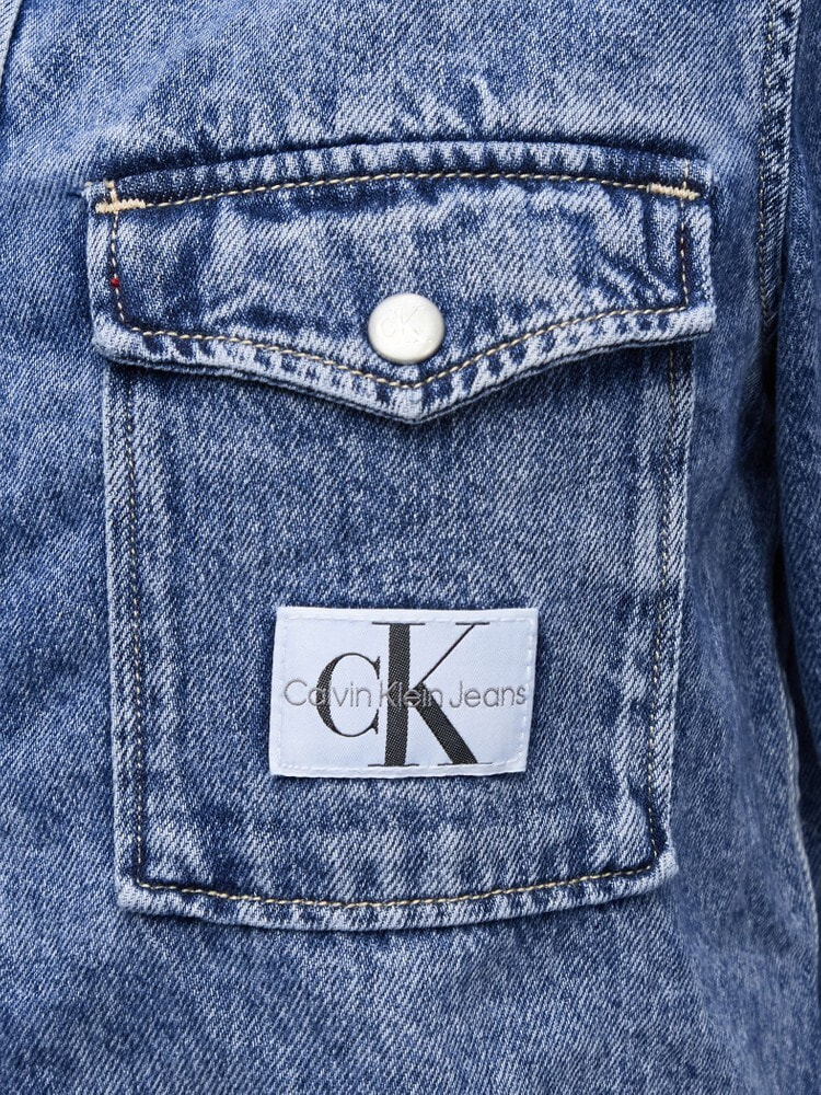 着丈も計り次第載せますねCalvin klein jeans デニムシャツ