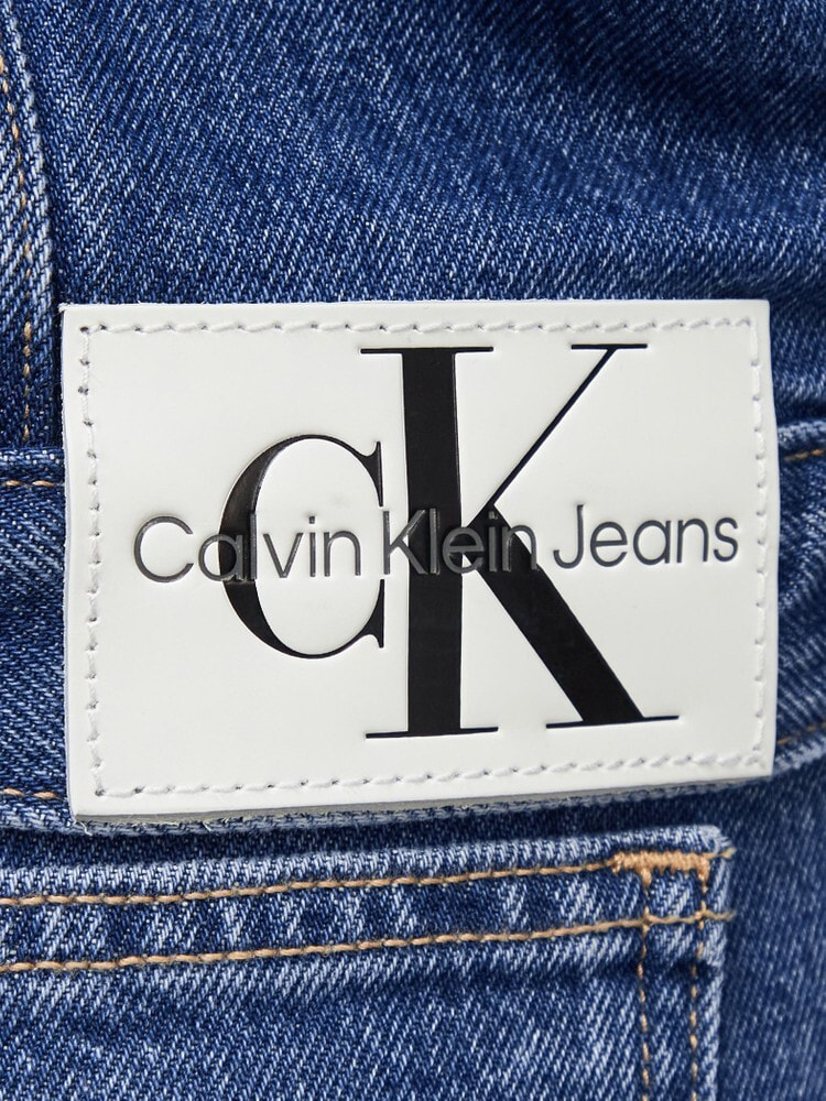 ラウンド Calvin ジェニ クロップド デニムジャケット klein Gジャン