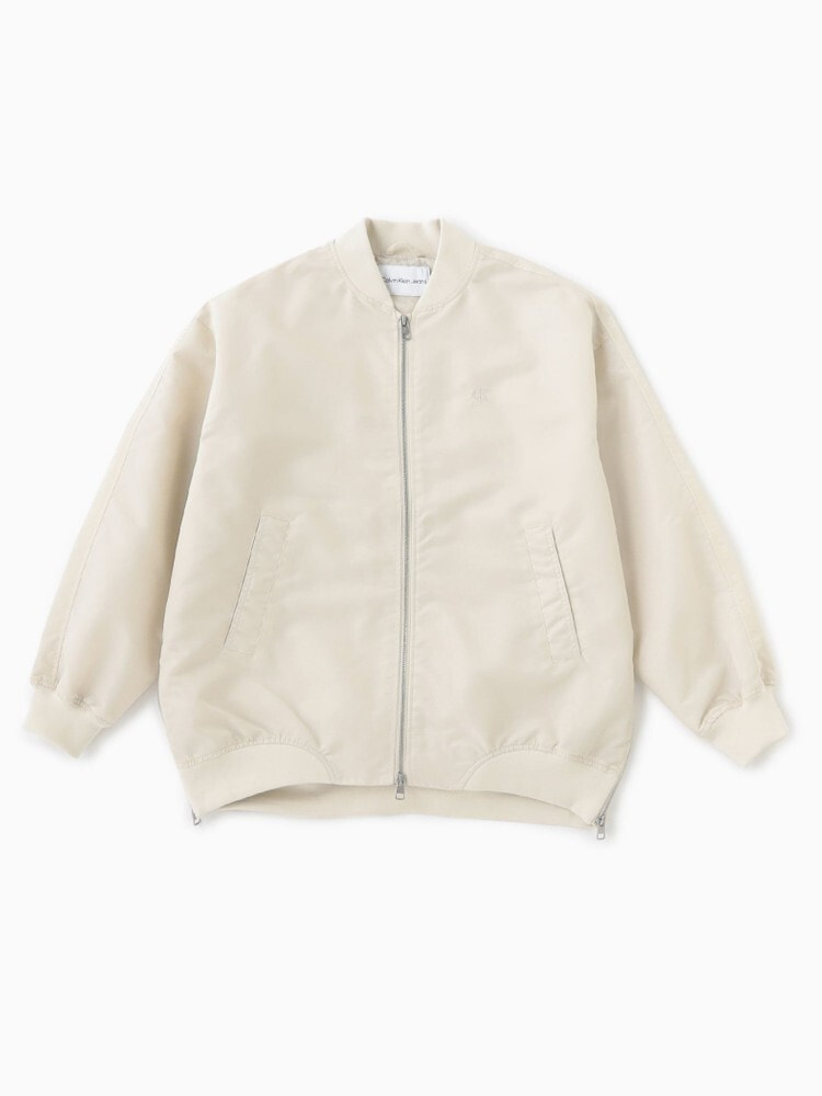 HERMES 若々し 21AW 撥水カシミア100% MA-1ボンバージャケット 44