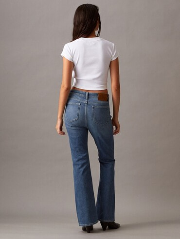 パンツ simply complicated flare jeans Flare]ジーンズ(デニムパンツ) - ハイライズフレアストレッチ
