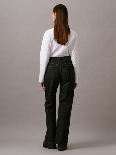 2点以上でさらに10%OFF】[Wide]ジーンズ(デニムパンツ