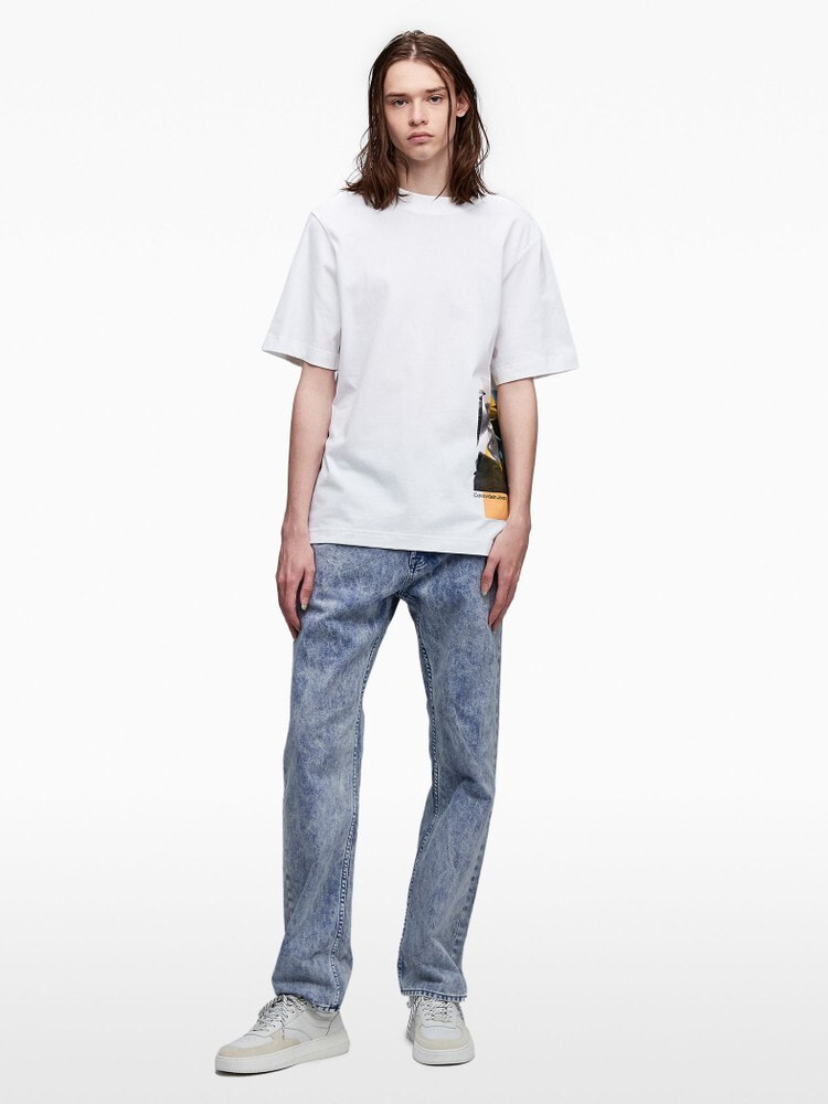 新品　Calvin Klein Jeans メンズ  バーティカルロゴ　Tシャツ