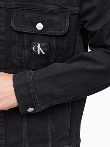 Calvin Klein デニムジャケット ブラック ジョングク着用 M新品タグ付き