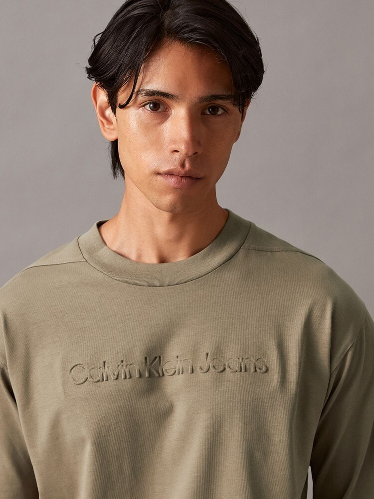 calvin 人気 kleinメンズ 長袖 tシャツ