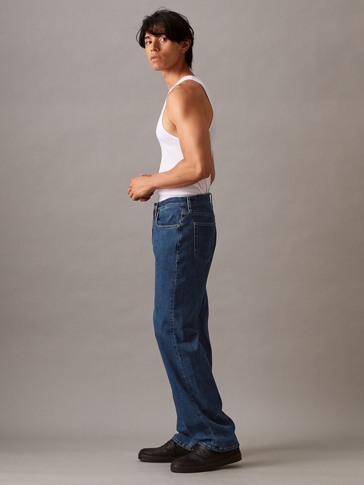 【 】CKロゴ/90'Sルースデニム Calvin Klein】CKロゴ/90'Sルースデニム デニム・ジーパン