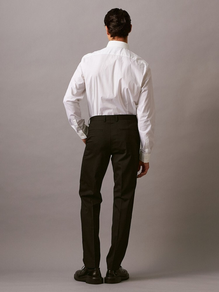 スラックス - ストレッチウールスリムパンツ | カルバン・クライン