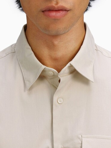 ストレッチポプリン リラックスシャツ | カルバン・クライン 公式