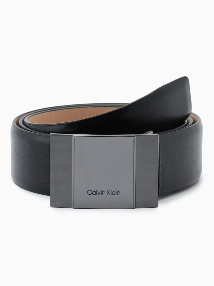 Calvin Klein Belt Genuine Leather Men S アクセサリー カルバンクライン ブルー メンズ レザーベルト 小物 人気の製品 メンズ