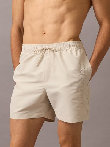 スイムショーツ - ミディアムドローストリングスイムショーツ