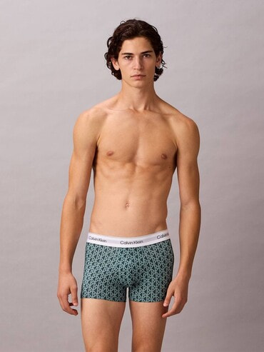 [CK UNDERWEAR] コットンポプリンcKロゴパターントランクス CK UNDERWEAR] コットンポプリンcKロゴパターントランクス