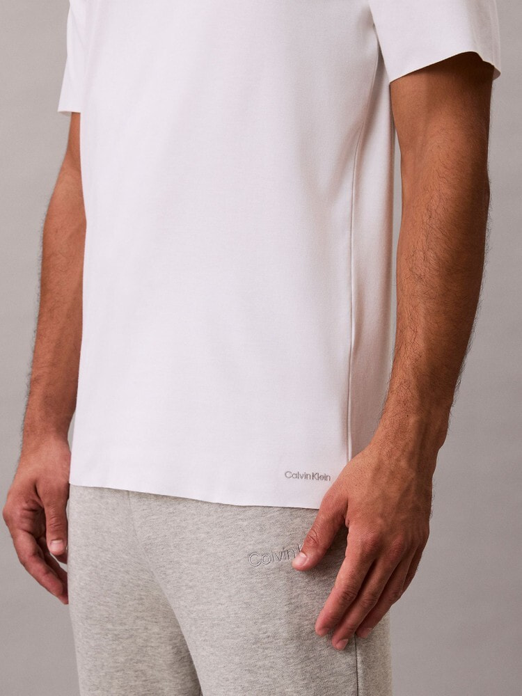 Tシャツ - Ck Black Cotton ショートスリーブクルーネックTシャツ 6
