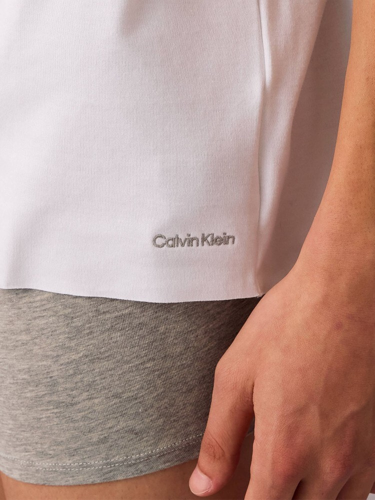 Tシャツ - Ck Black Cotton ショートスリーブクルーネックTシャツ 12