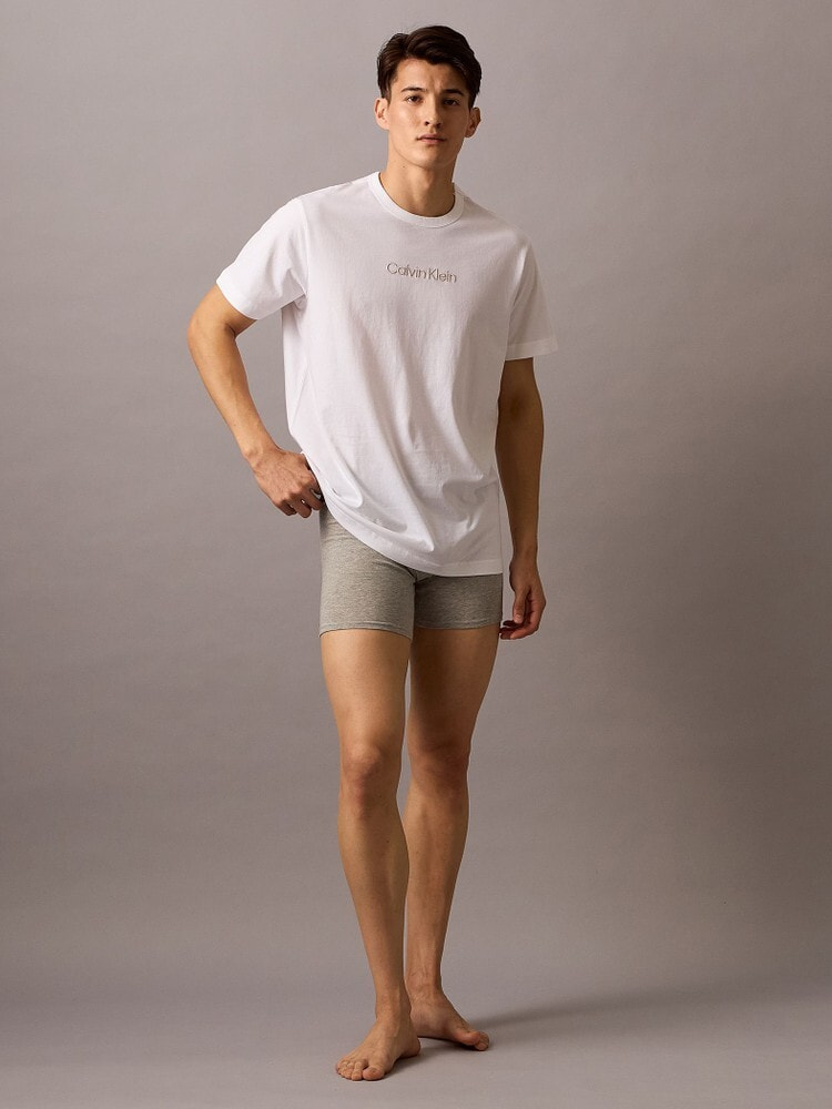 (取寄) トミー ジョン メンズ セカンド スキン ショート スリーブ クルー ネック ポケット ティー  John men Second Skin Short Sleeve Crew Neck Pocket Tee Black Tシャツ - Cotton Tees ICON ショートスリーブクルーネックTシャツ