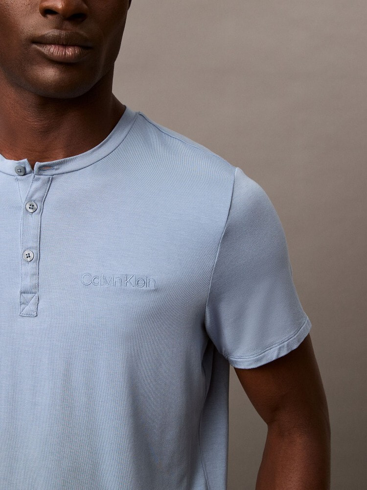 新品★カルバンクライン★爽やかな ヘンリーネック Tシャツ★白 黒 グレー杢 ブレンド★ポケT XL★Calvin Klein★411 ウィメンズ | Tシャツ | カルバン クライン 公式オンラインストア