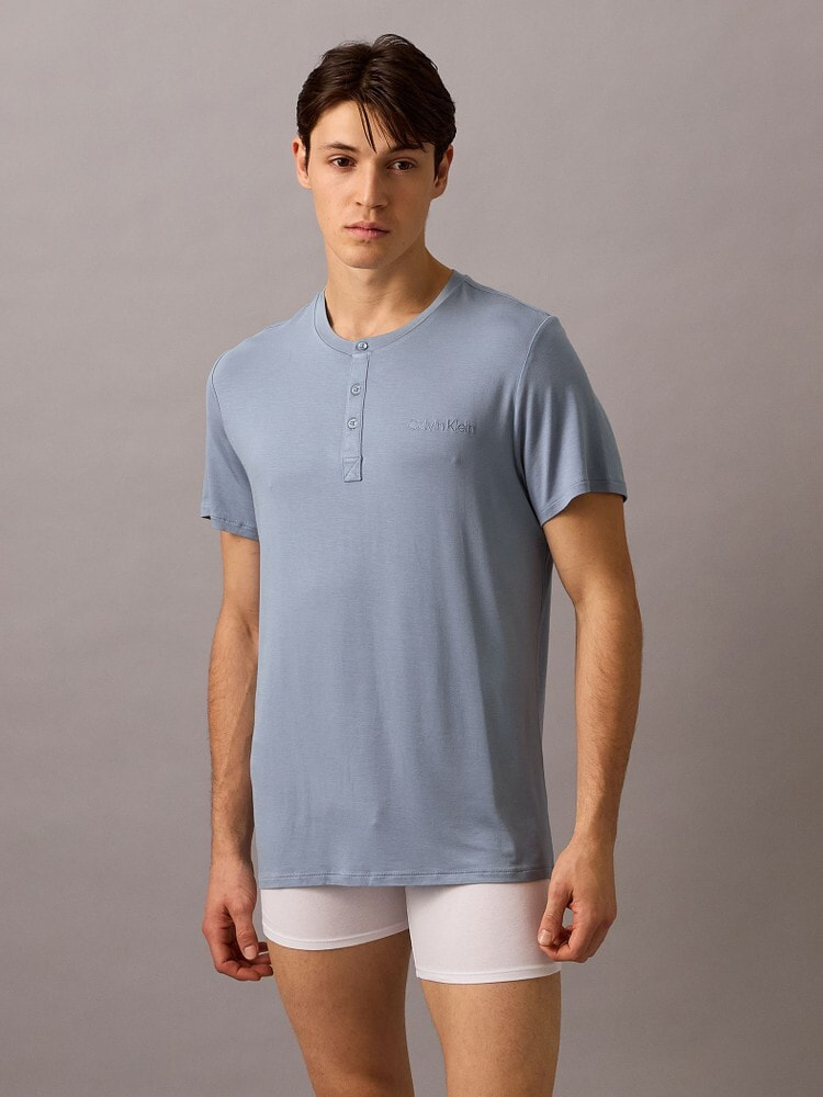 Tシャツ - Ultra Soft Modal モダールヘンリーネックショートスリーブTシャツ 6
