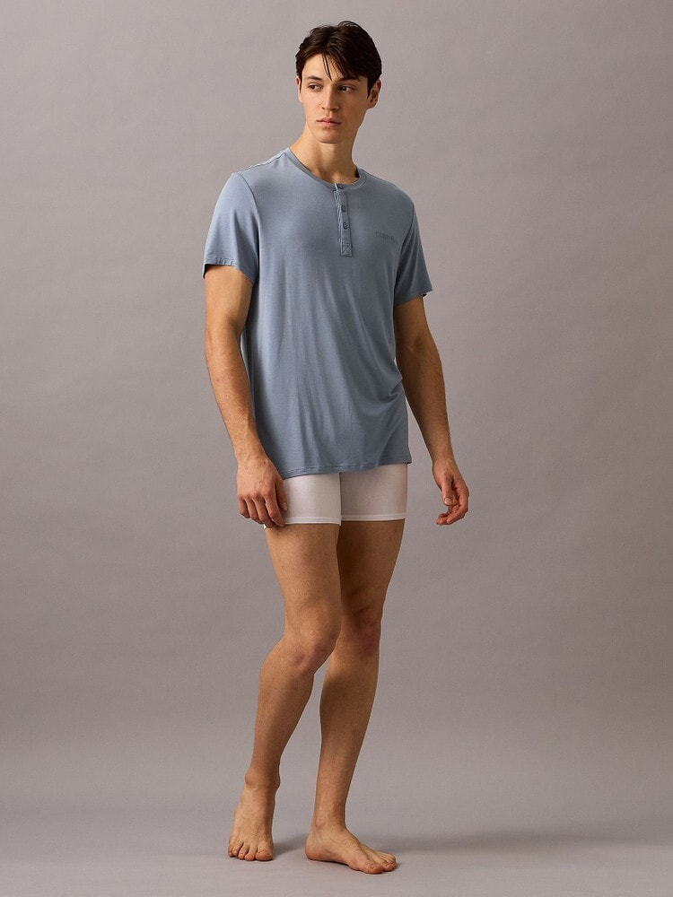 Tシャツ - Ultra Soft Modal モダールヘンリーネックショートスリーブTシャツ 7